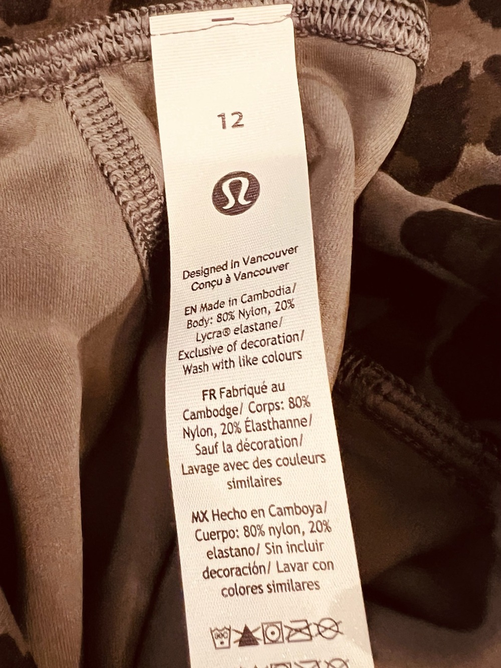 Lululemon Align No Line High-Rise Pant 28” Leopard Print – Size 12 – NWT - Picture 8 of 9
